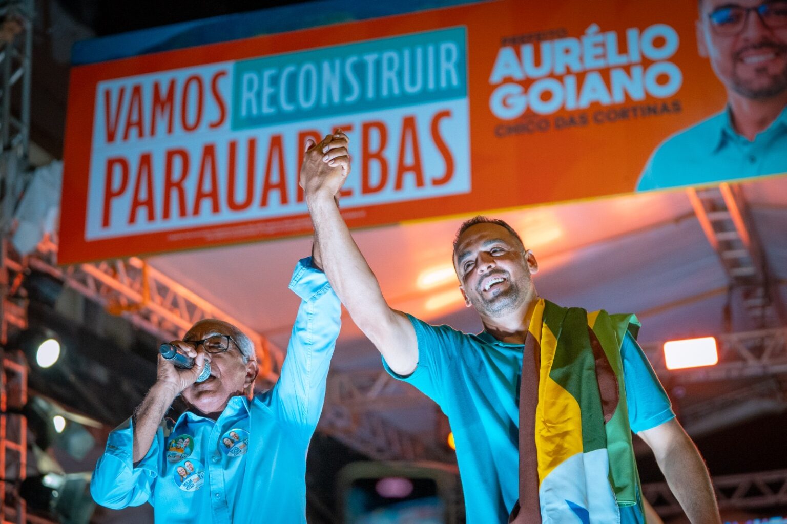 Com 57,32% dos votos válidos, Aurélio Goiano mantém vitória no 1º turno, aponta pesquisa Intelidata