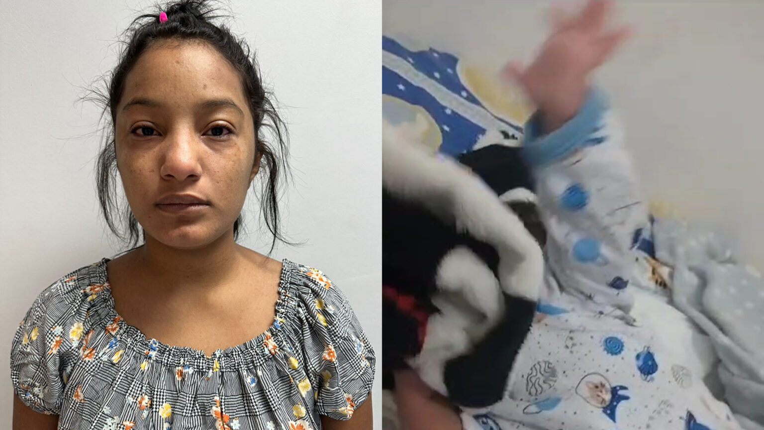 Mulher é presa após gravar vídeos agredindo bebê de um mês em Marabá
