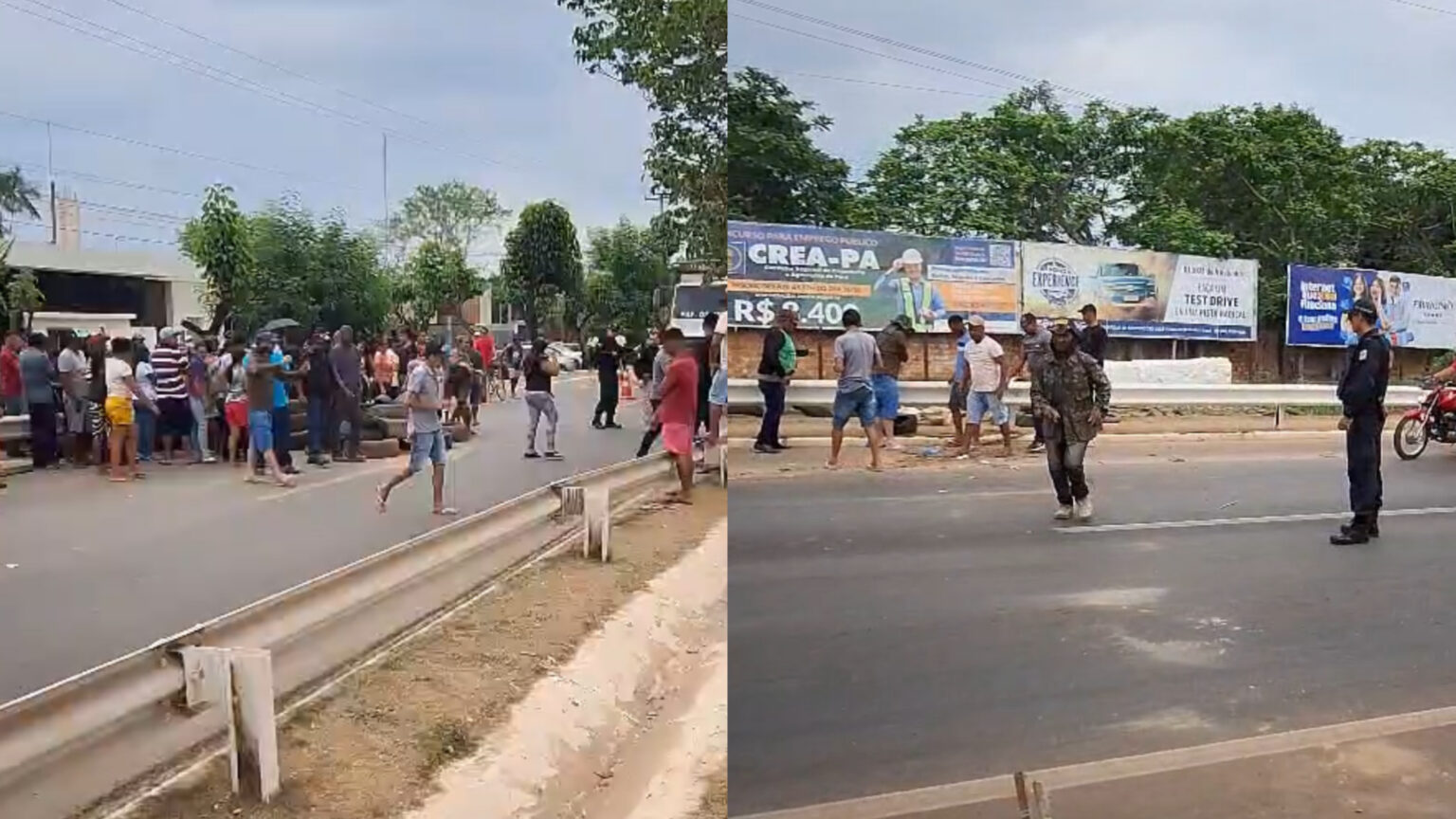 VÍDEO: Ponte é liberada após quase 7 horas de manifestação em Marabá