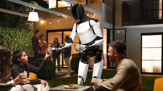 Optimus: robô humanoide da Tesla dança e serve bebidas durante evento