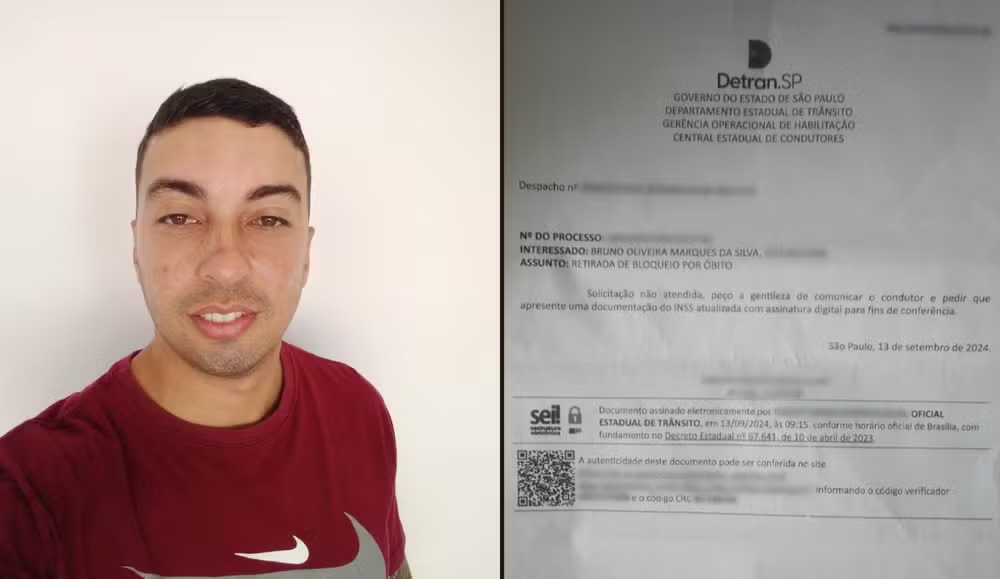 Motorista vai renovar CNH e descobre que ‘está morto’ há quase dez anos