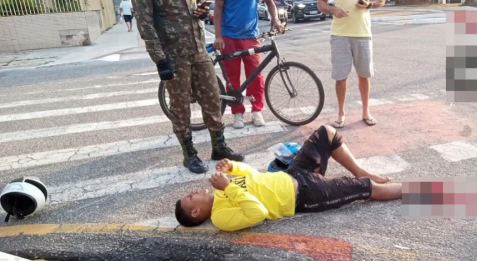 Mototaxista tem pé arrancado em acidente de trânsito no Pará