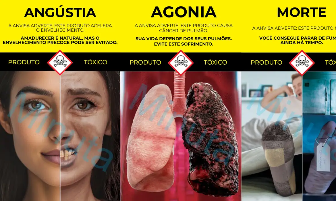 Anvisa aprova novas imagens de advertência para embalagens de cigarro