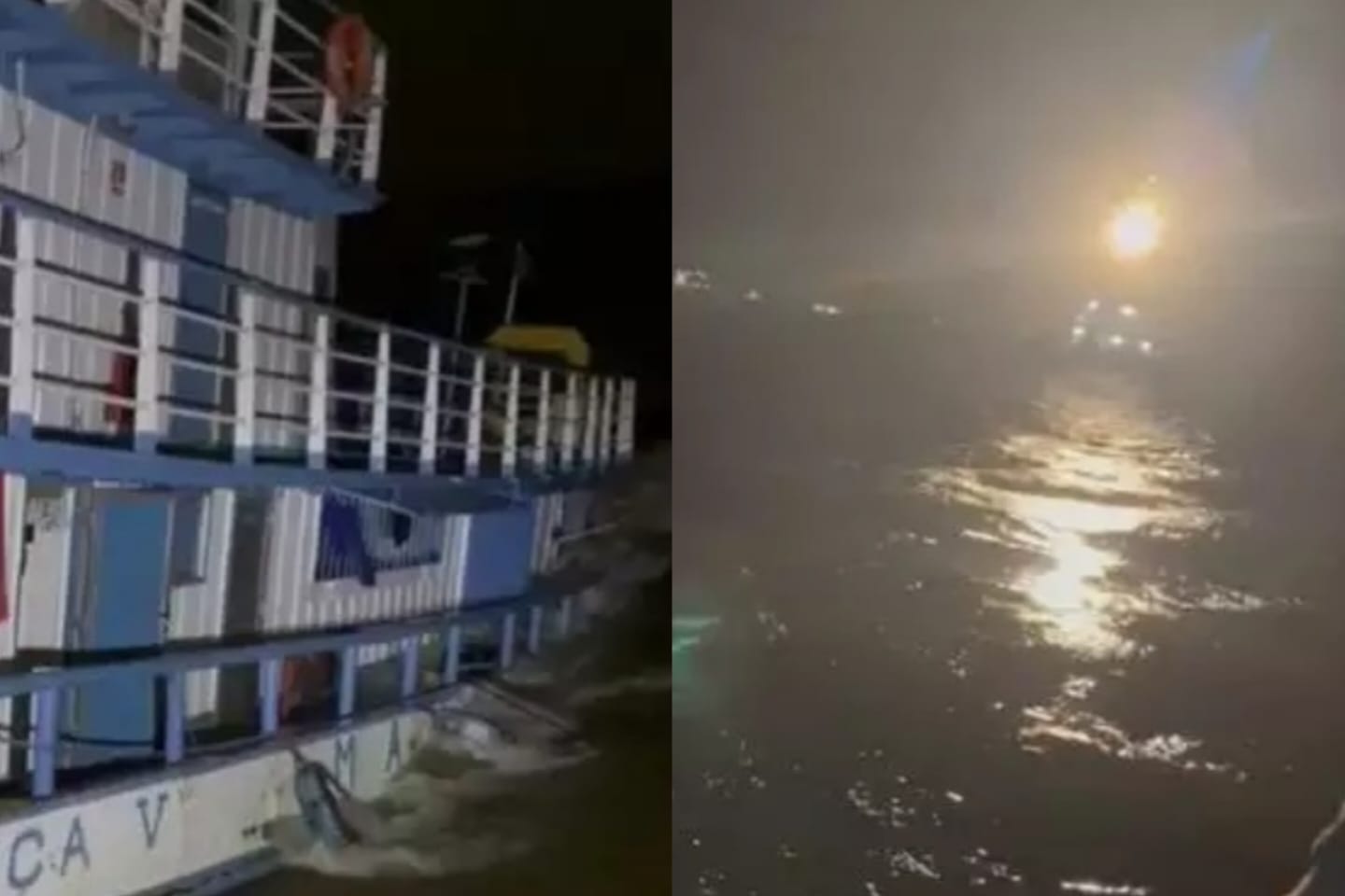 Embarcação naufraga e 9 tripulantes ficam à deriva, no Pará