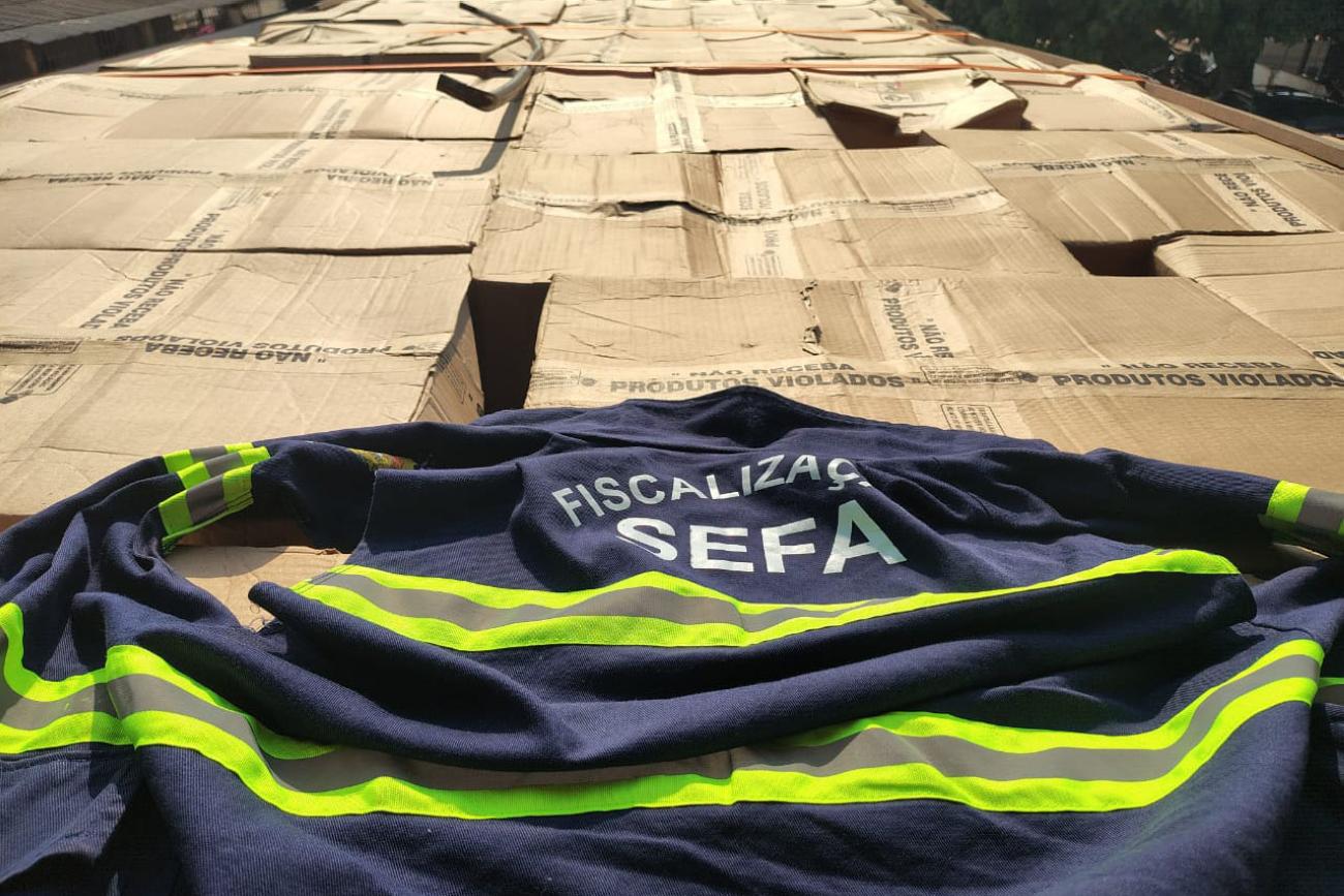 Sefa apreende 1.500 pares de sapatos em Dom Eliseu
