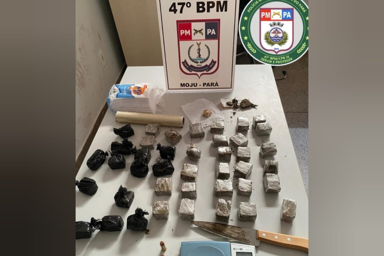 Denúncia leva PM a ponto de tráfico de drogas em Moju