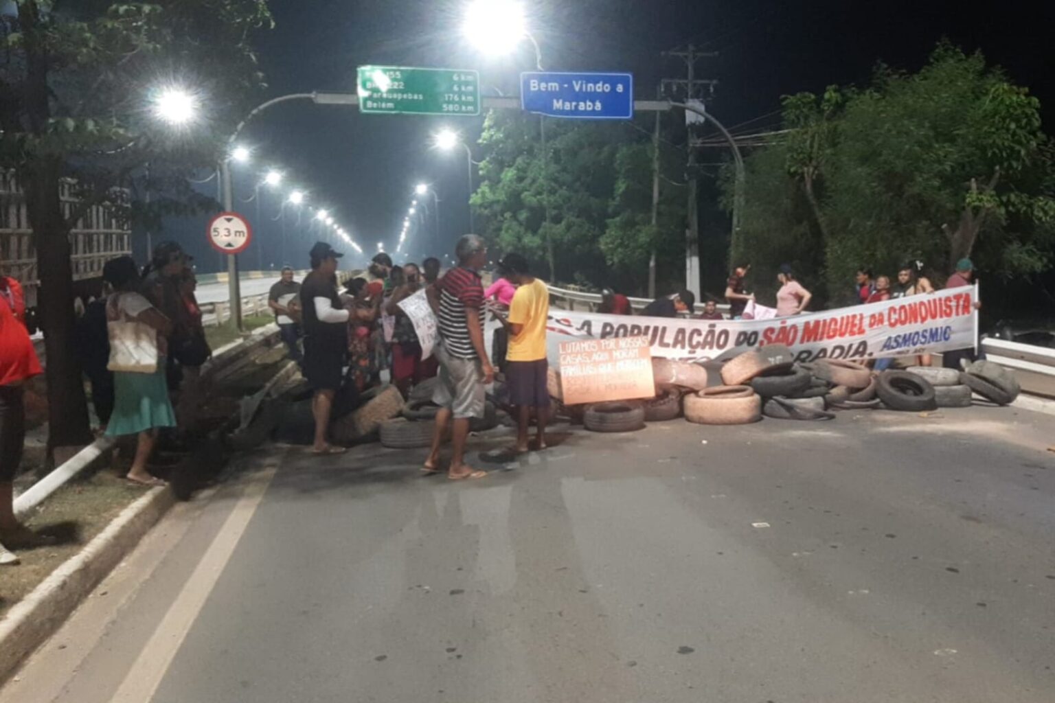 Moradores e indígenas paralisam rodovias em Marabá para reivindicar direitos e melhorias