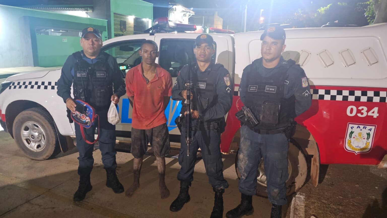 PM prende suspeito de furtar distribuidora em Marabá