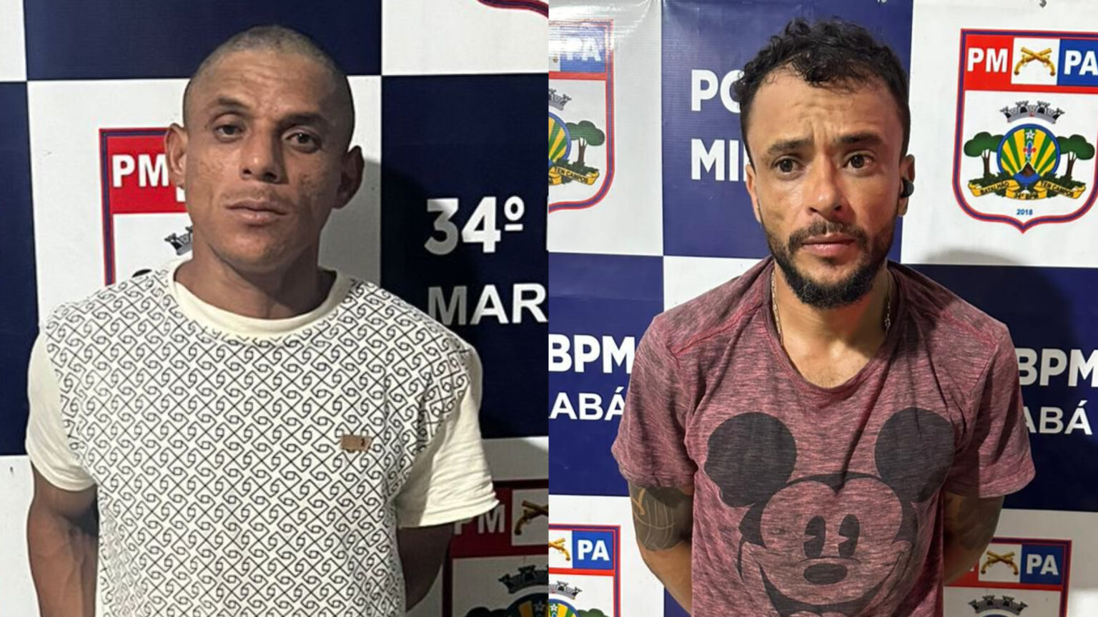 Polícia Militar prende dois homens por descumprimento de medidas cautelares em Marabá
