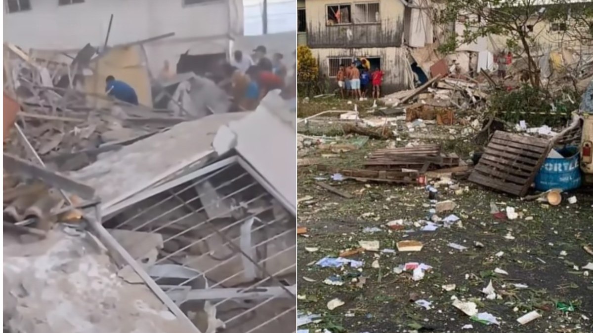 Prédio desaba após explosão e deixa mortos e feridos em Maceió