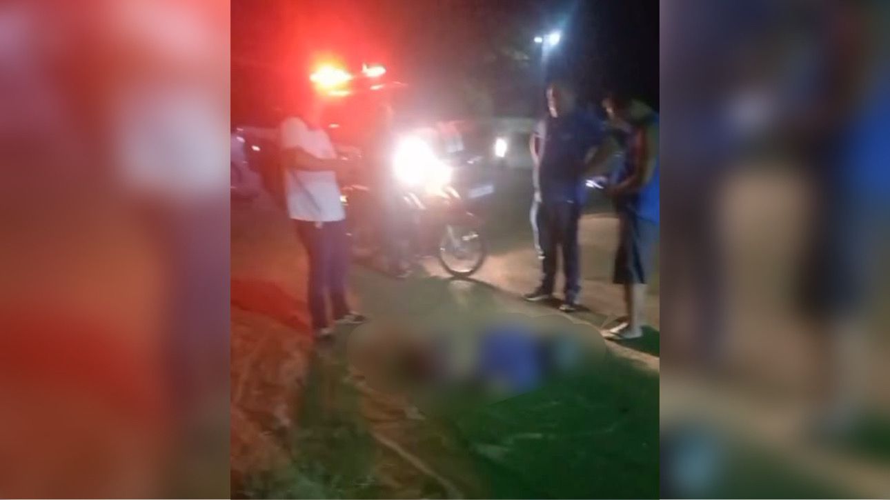Bandidos atiram em motociclista no meio da rua e roubam a moto em Marabá