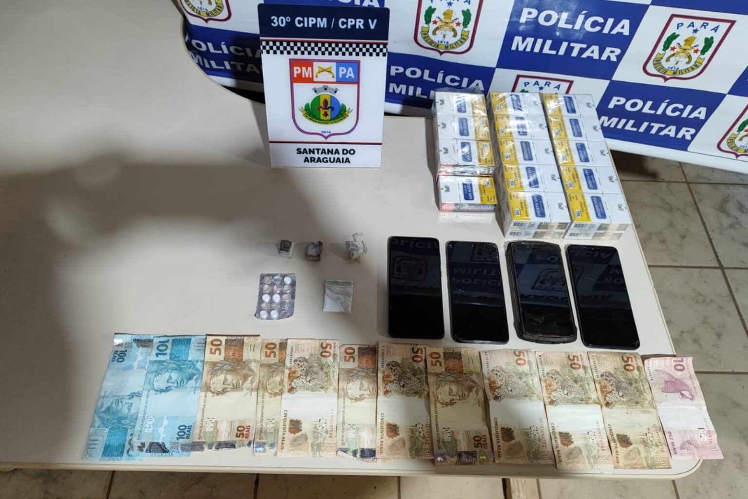 Dono de bar é preso com drogas em Santana do Araguaia
