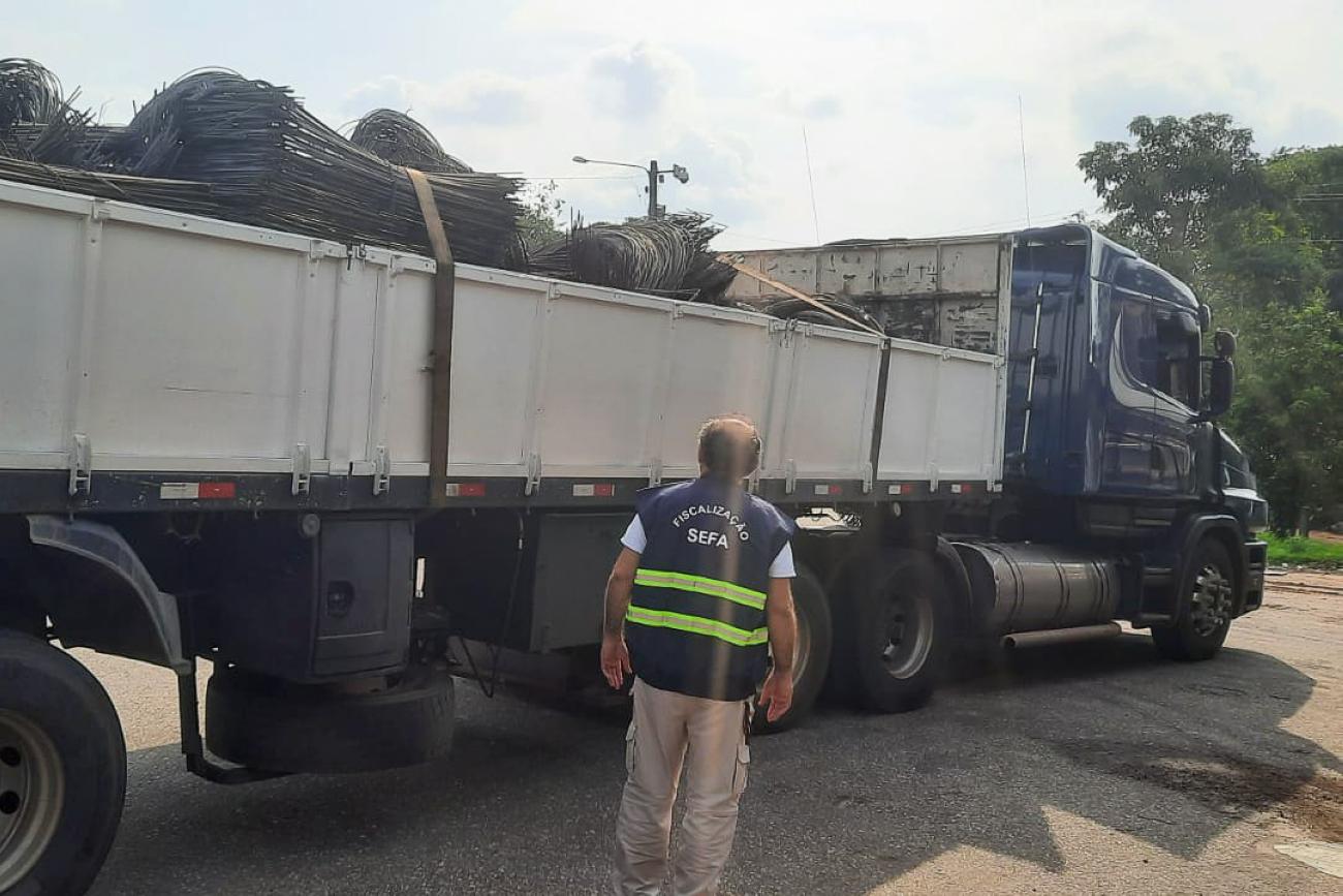 Sefa apreende materiais de construção em Conceição do Araguaia