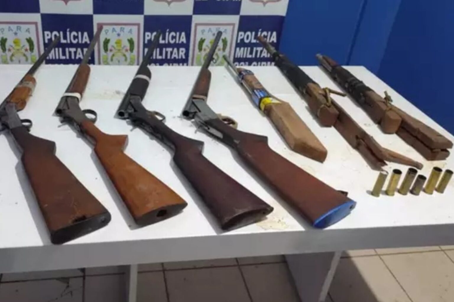 Policiais apreendem pequeno arsenal em posse de foragido no Pará