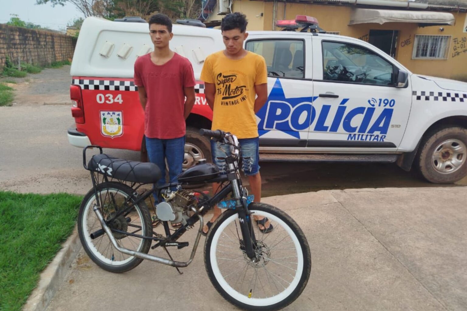 Polícia prende suspeitos de furtar bicicleta elétrica em Marabá