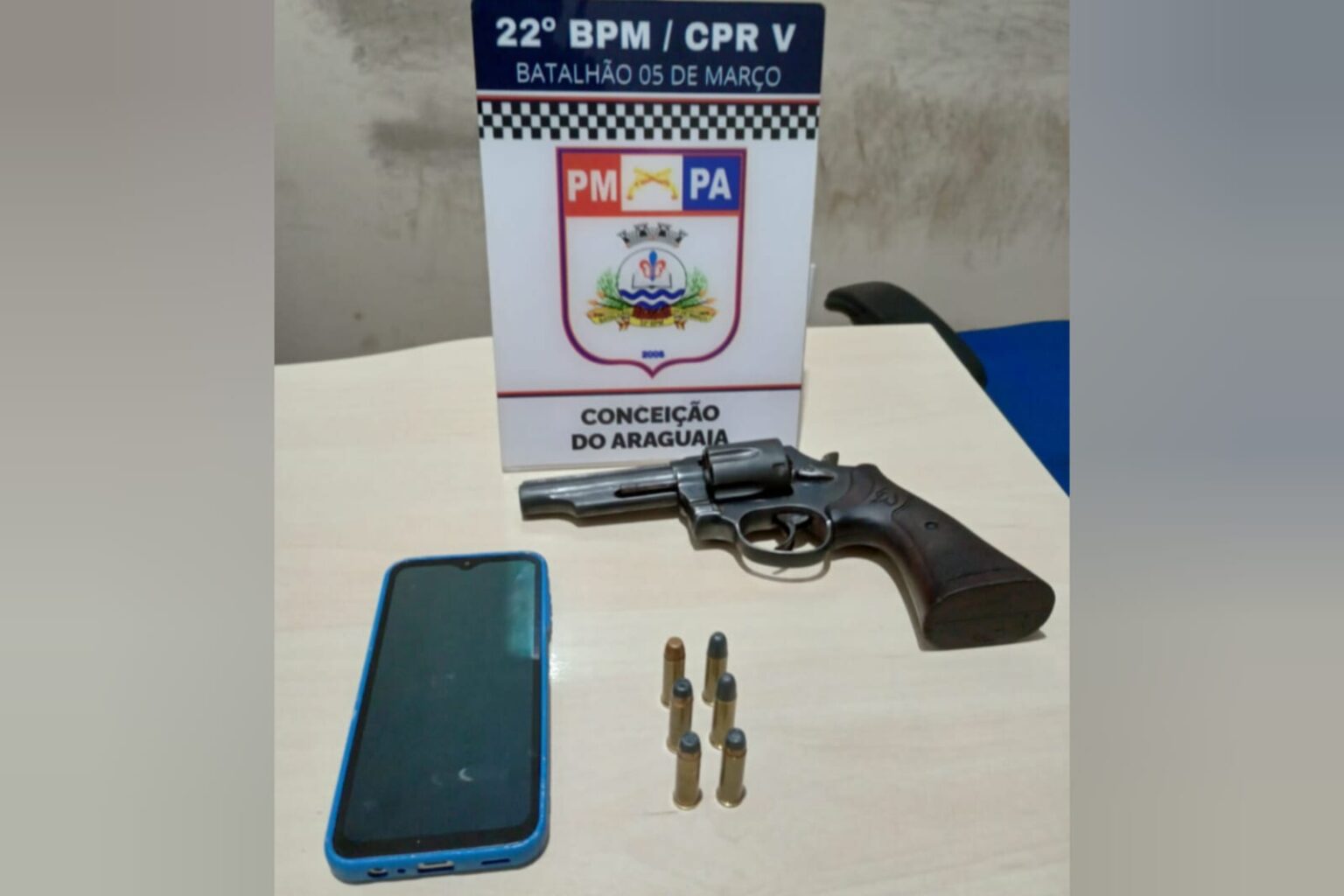 Denúncia leva a prisão de homem armado em Conceição do Araguaia