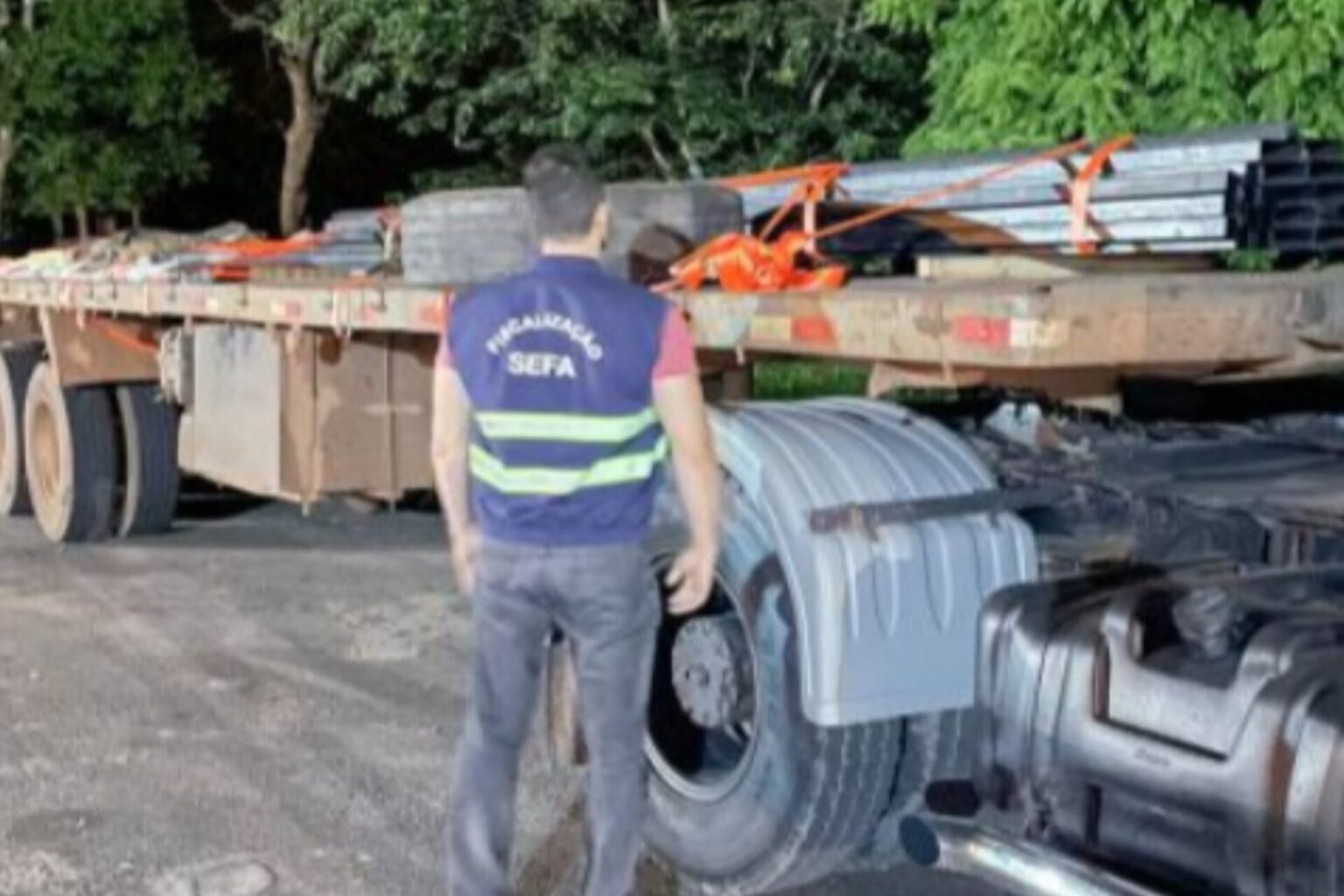 Sefa apreende materiais de construção em Conceição do Araguaia