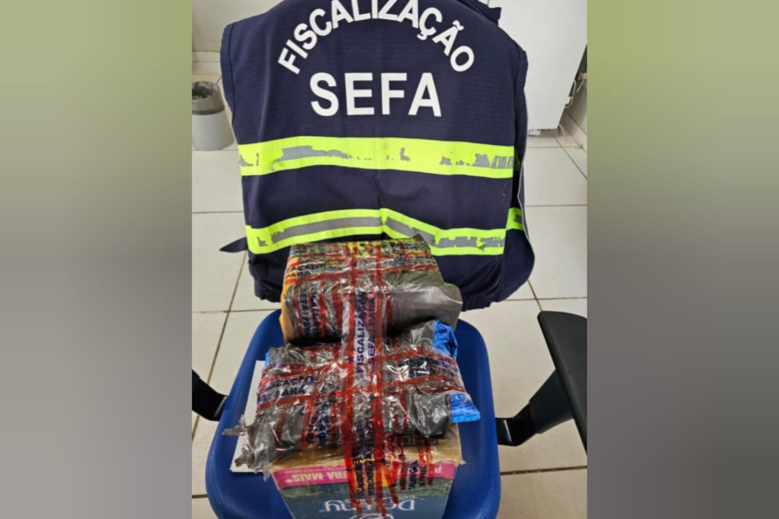 Sefa apreende diversos produtos eletrônicos em Conceição do Araguaia