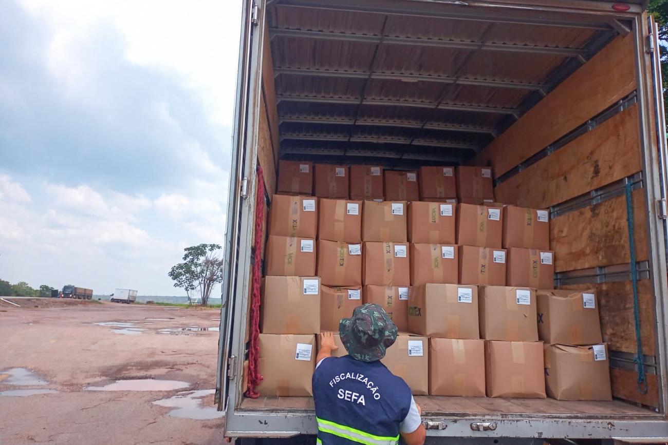 Sefa apreende carga avaliada em mais de R$ 700 mil em Novo Progresso