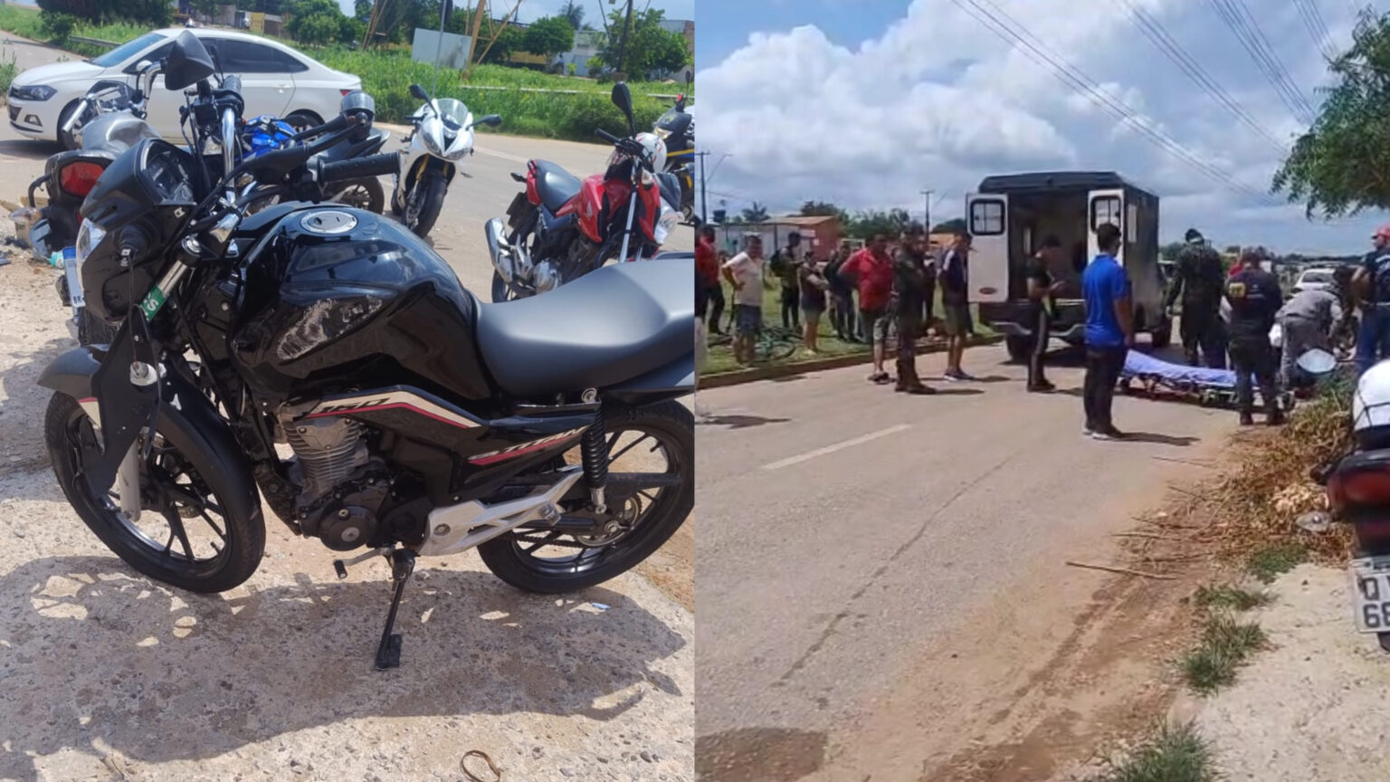 Motociclista fica ferido em acidente no bairro Araguaia, em Marabá