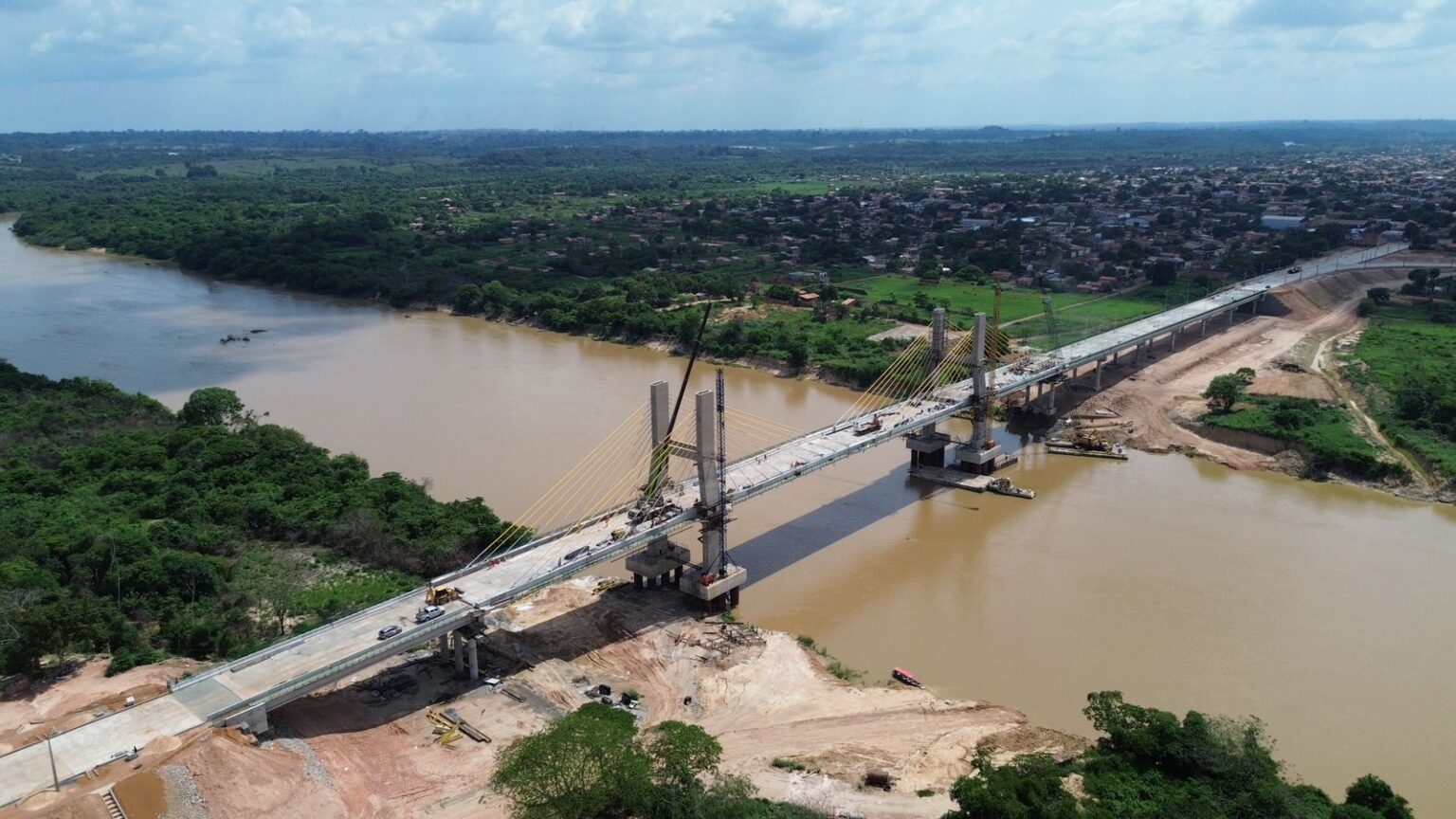 Será inaugurada nesta sexta-feira a 3ª ponte sobre o Rio Itacaiúnas, em Marabá