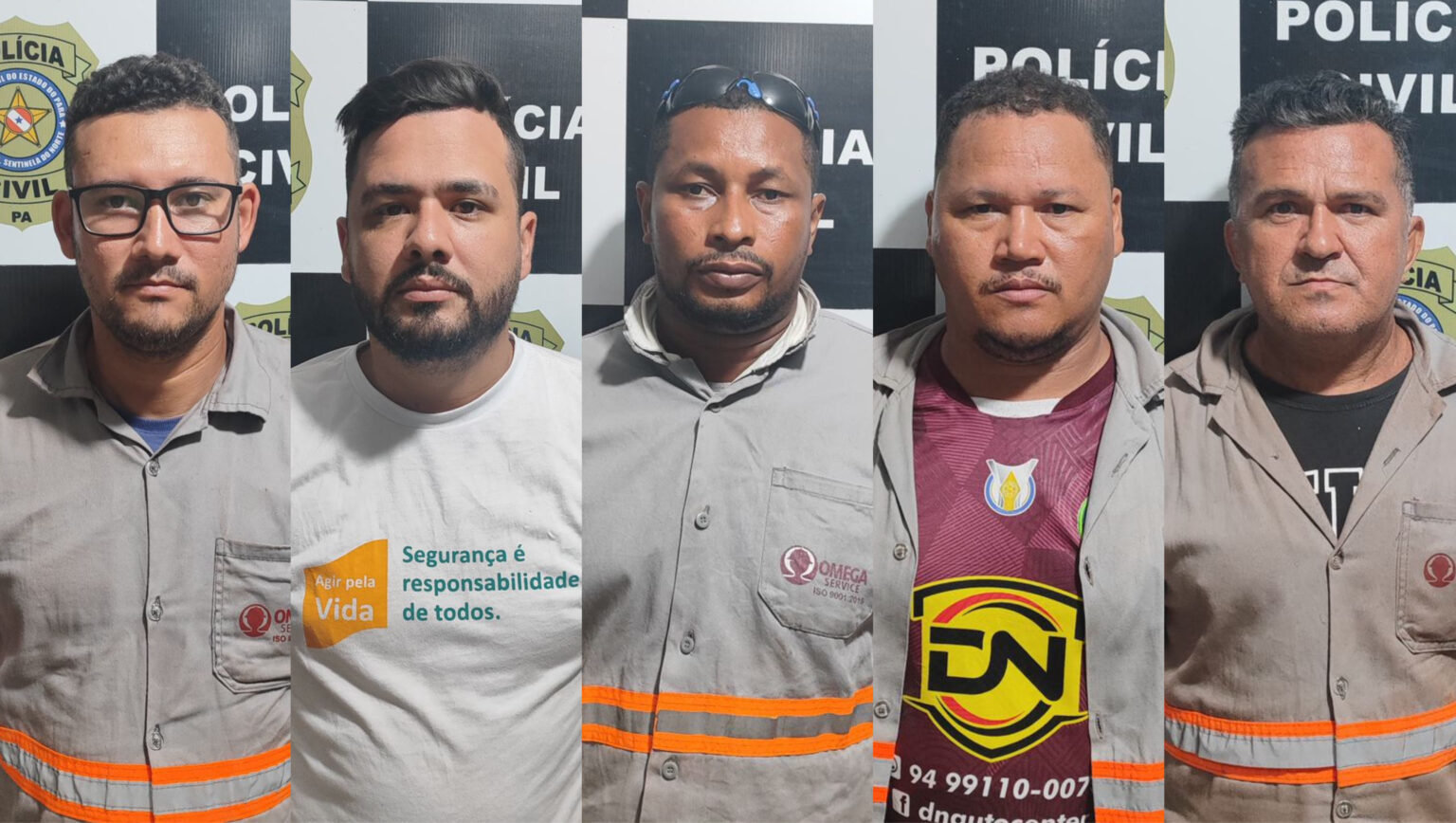 Cinco homens são presos por tentativa de furto de cabos de cobre da mineradora Vale