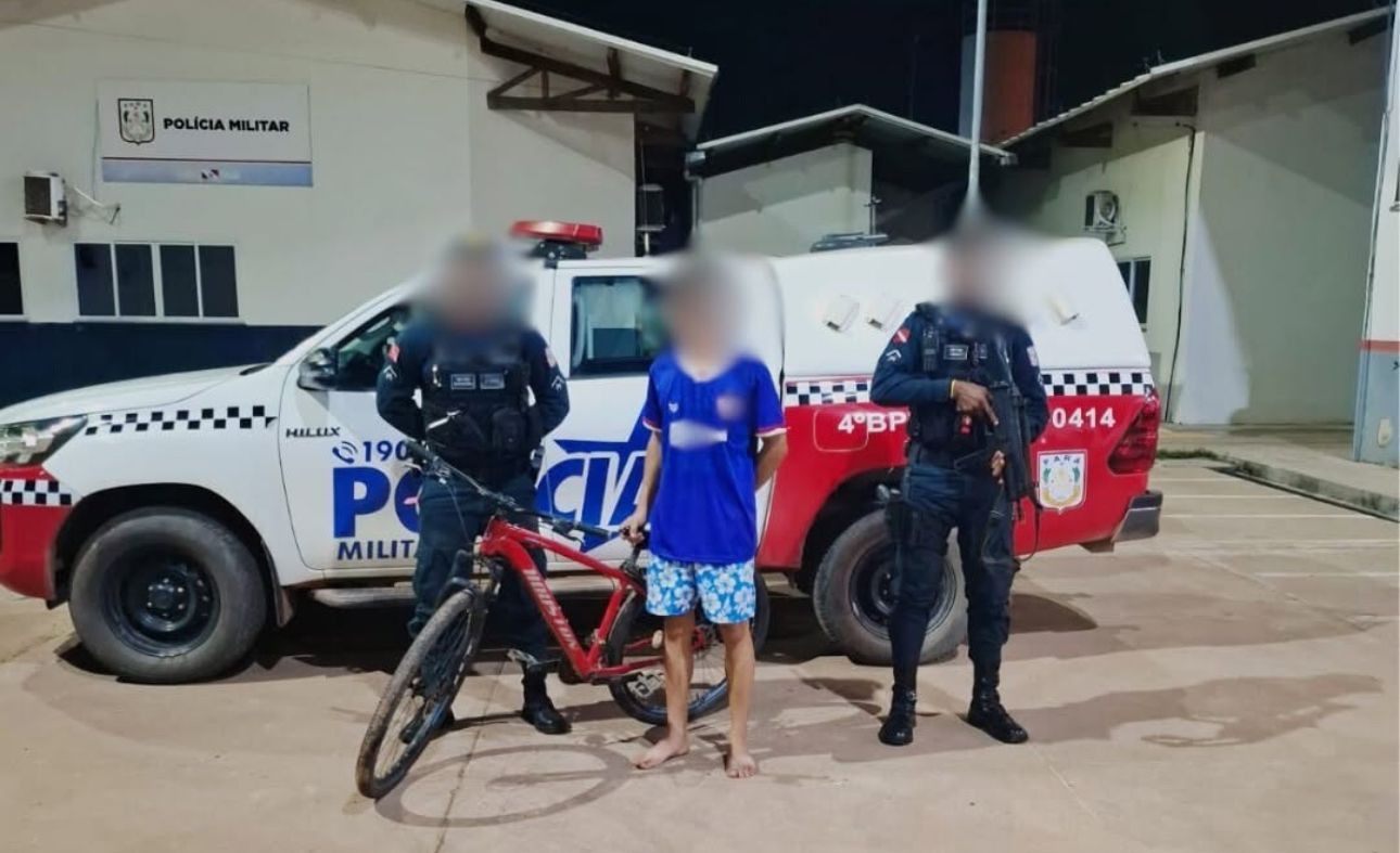 Polícia Militar recupera bicicleta furtada no bairro São Félix, em Marabá