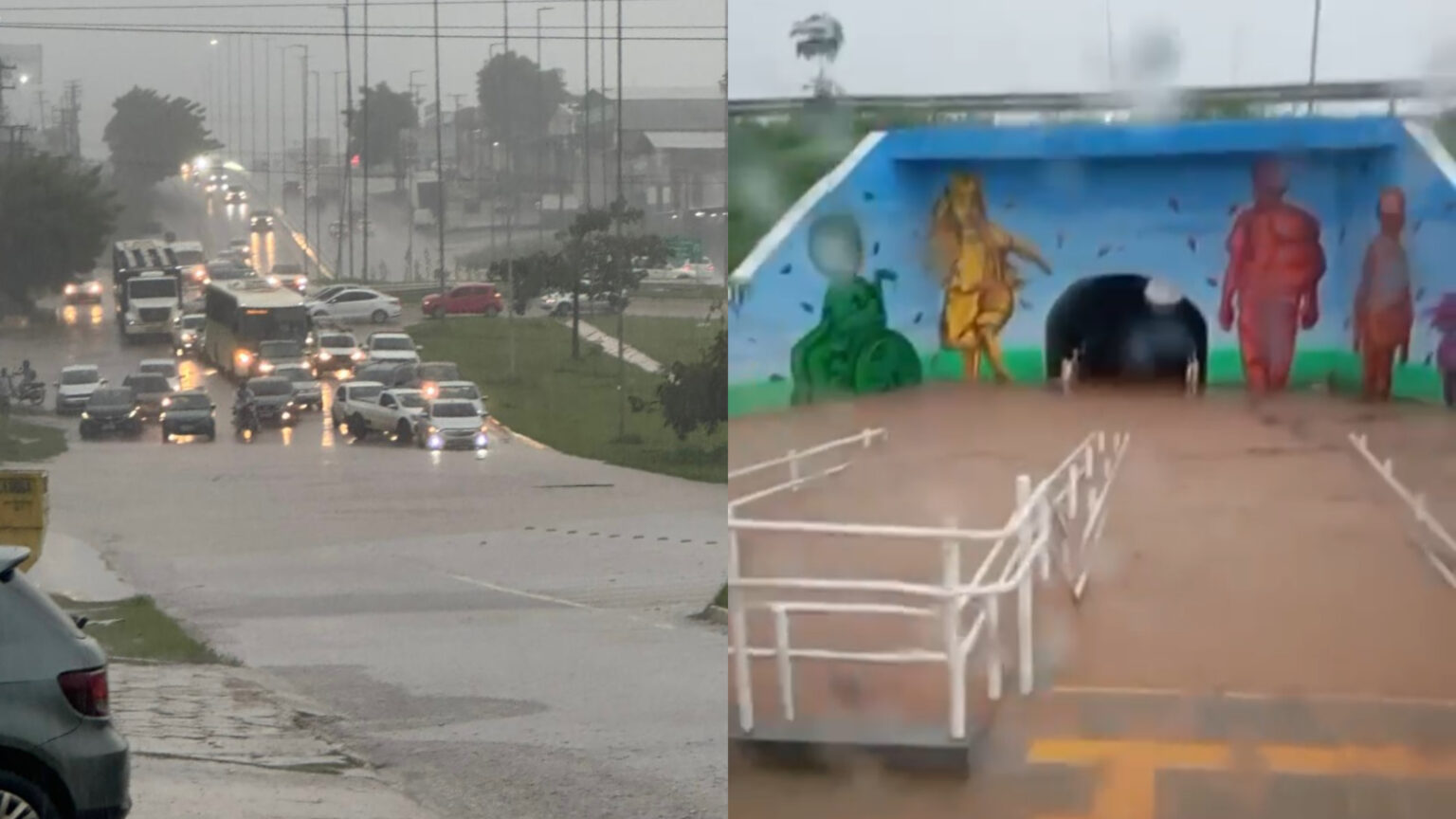 VÍDEO: Chuva intensa provoca alagamentos em diversos pontos de Marabá