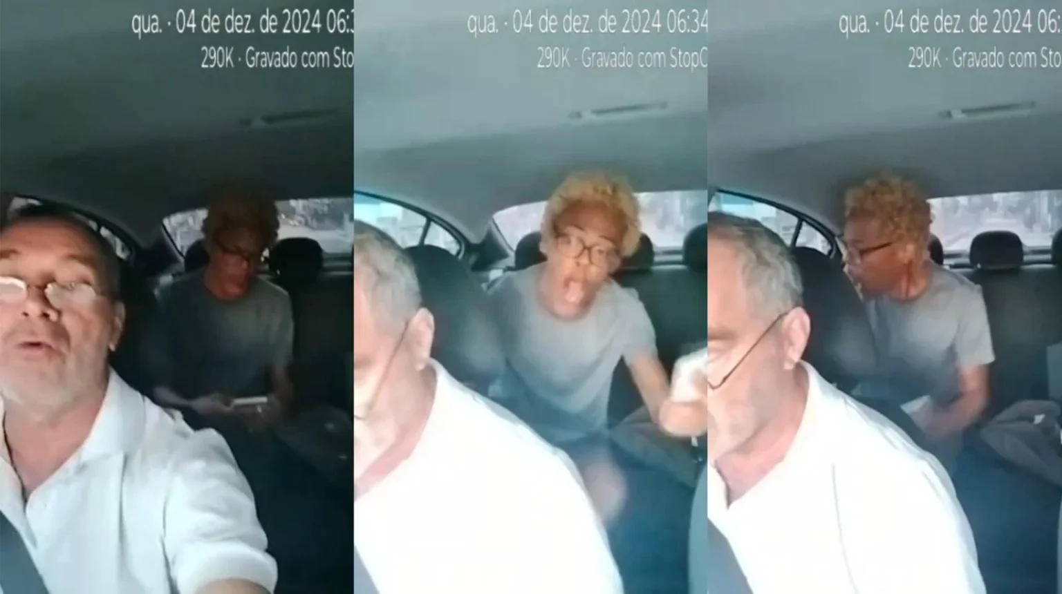 VÍDEO: Passageiro finge ser agredido por motorista de aplicativo no Pará