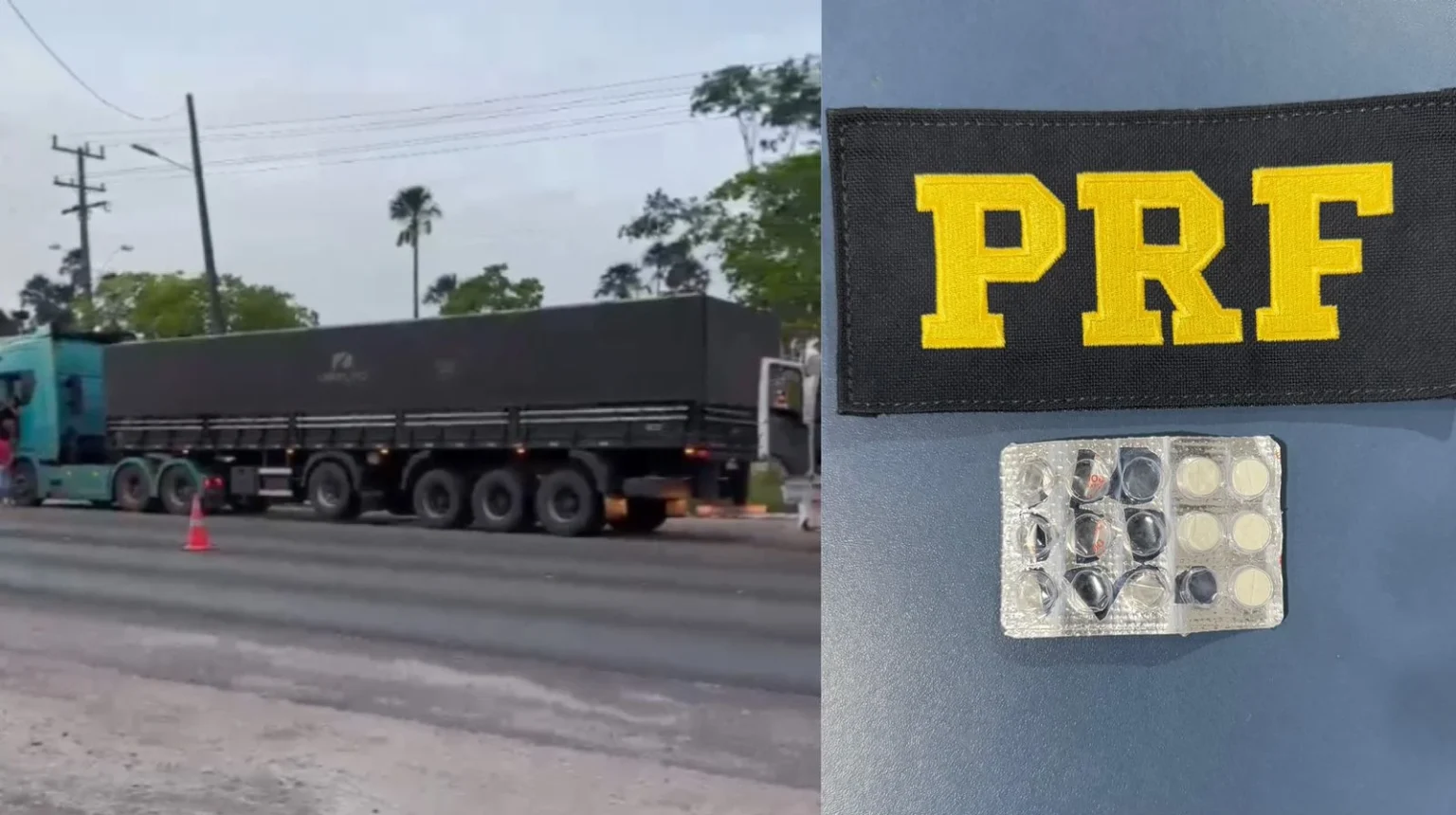 PRF flagra caminhoneiros com anfetamina no Pará