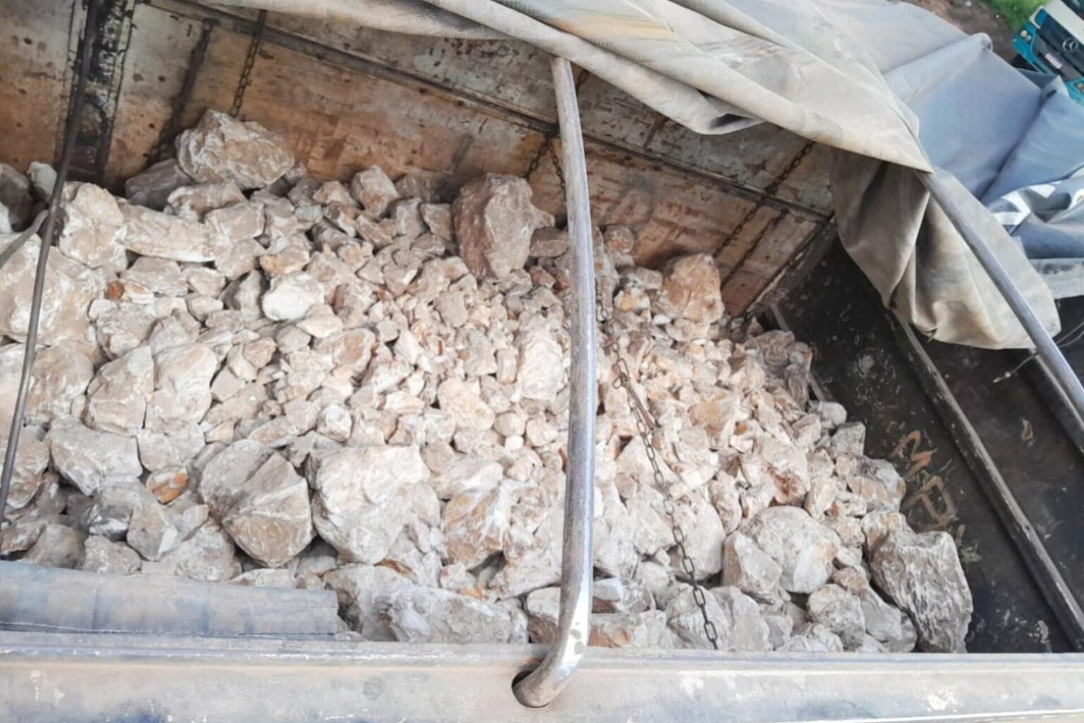 49 toneladas de mineral barita são apreendidas em Novo Progresso