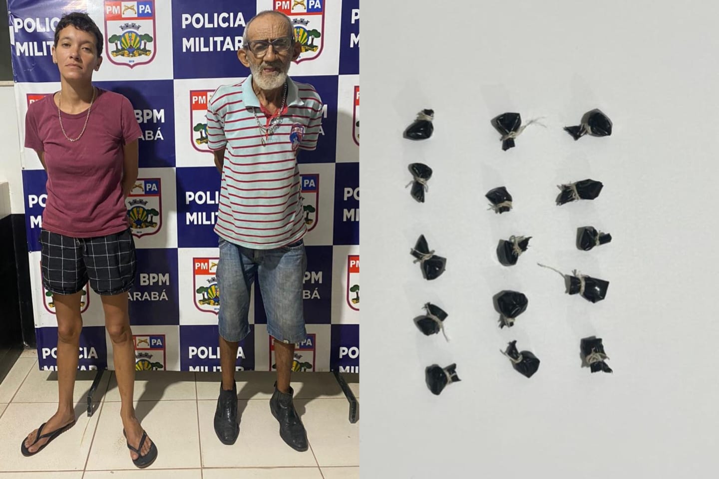 PM apreende droga nas partes íntimas de mulher em Marabá