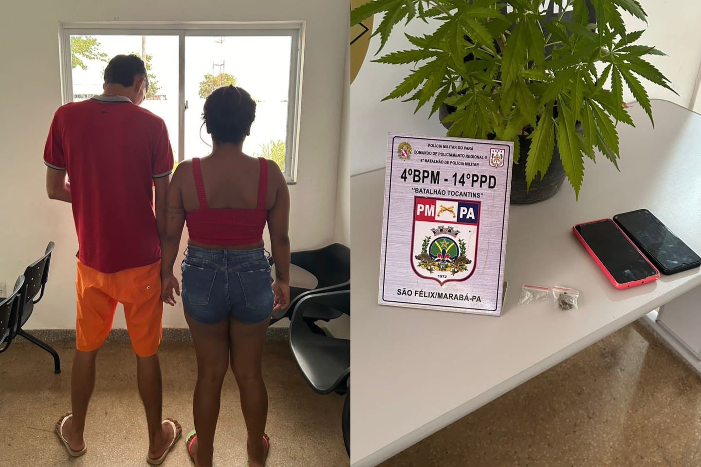 Casal de traficantes é preso após denúncia anônima em Marabá
