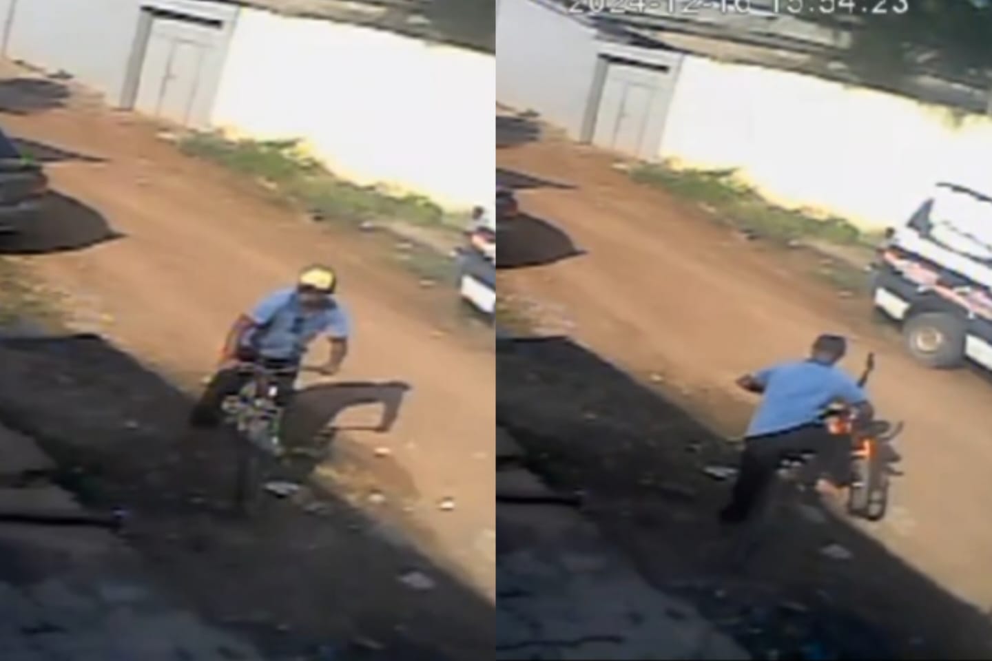 Câmera de segurança flagra homem furtando bicicleta em Marabá