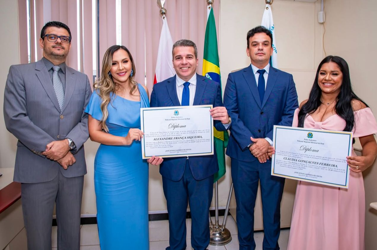 Alexandre Siqueira é diplomado para exercer novo mandato como prefeito de Tucuruí