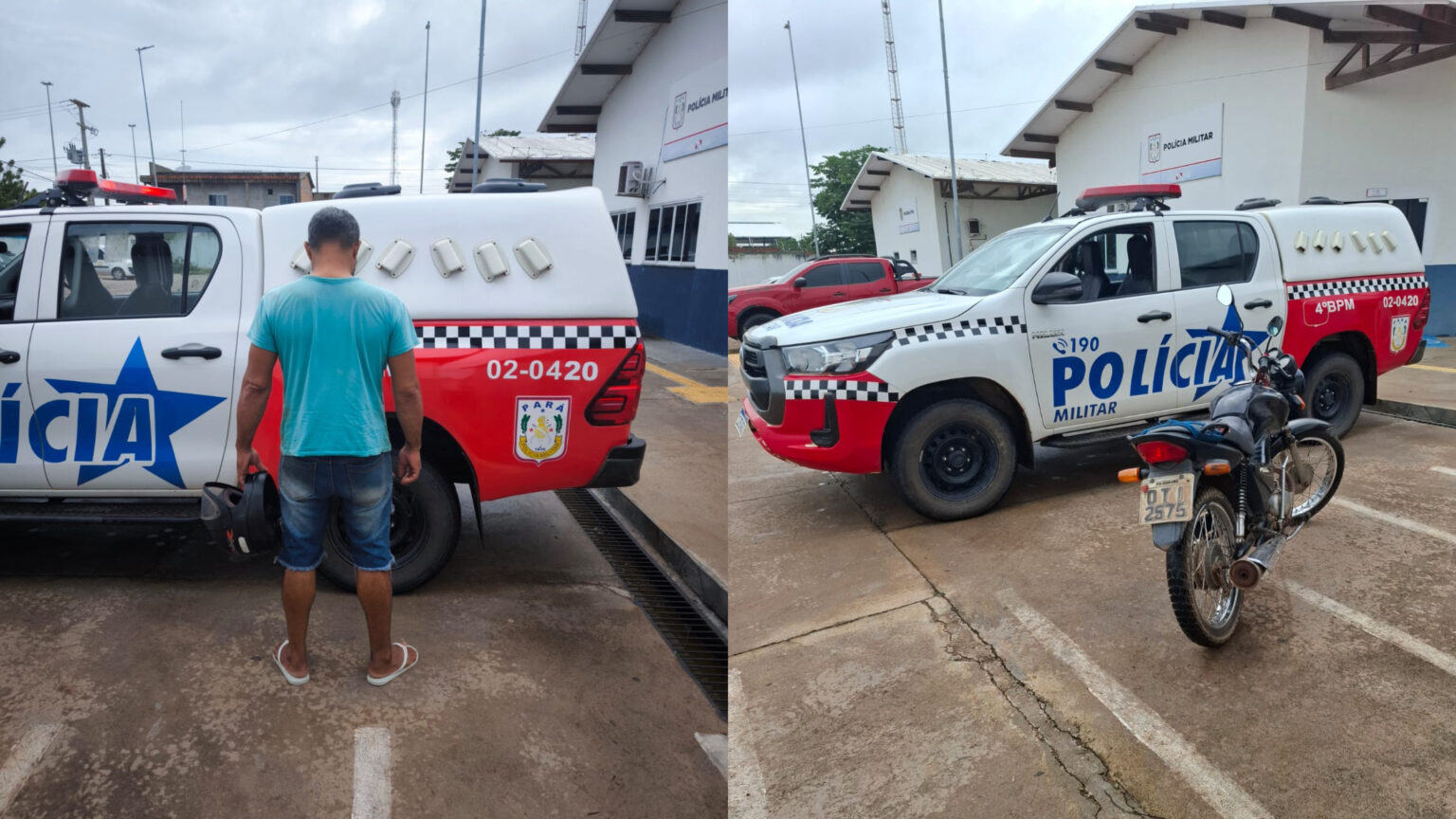 Homem é preso por receptação de motocicleta roubada em Marabá