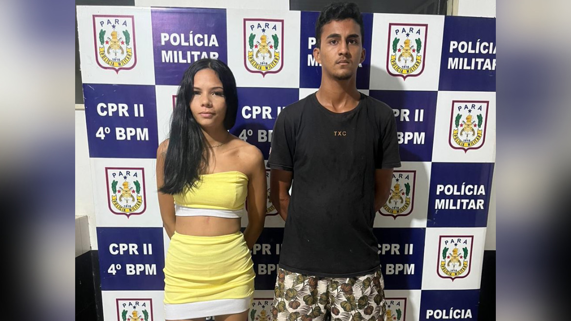 Casal é preso por tráfico de drogas na Folha 34, em Marabá