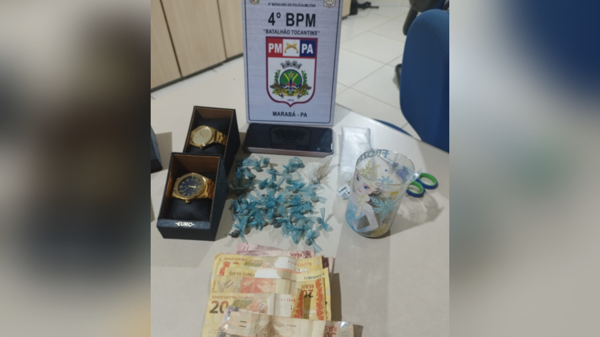 Polícia Militar prende mulher com 49 porções de crack em Marabá