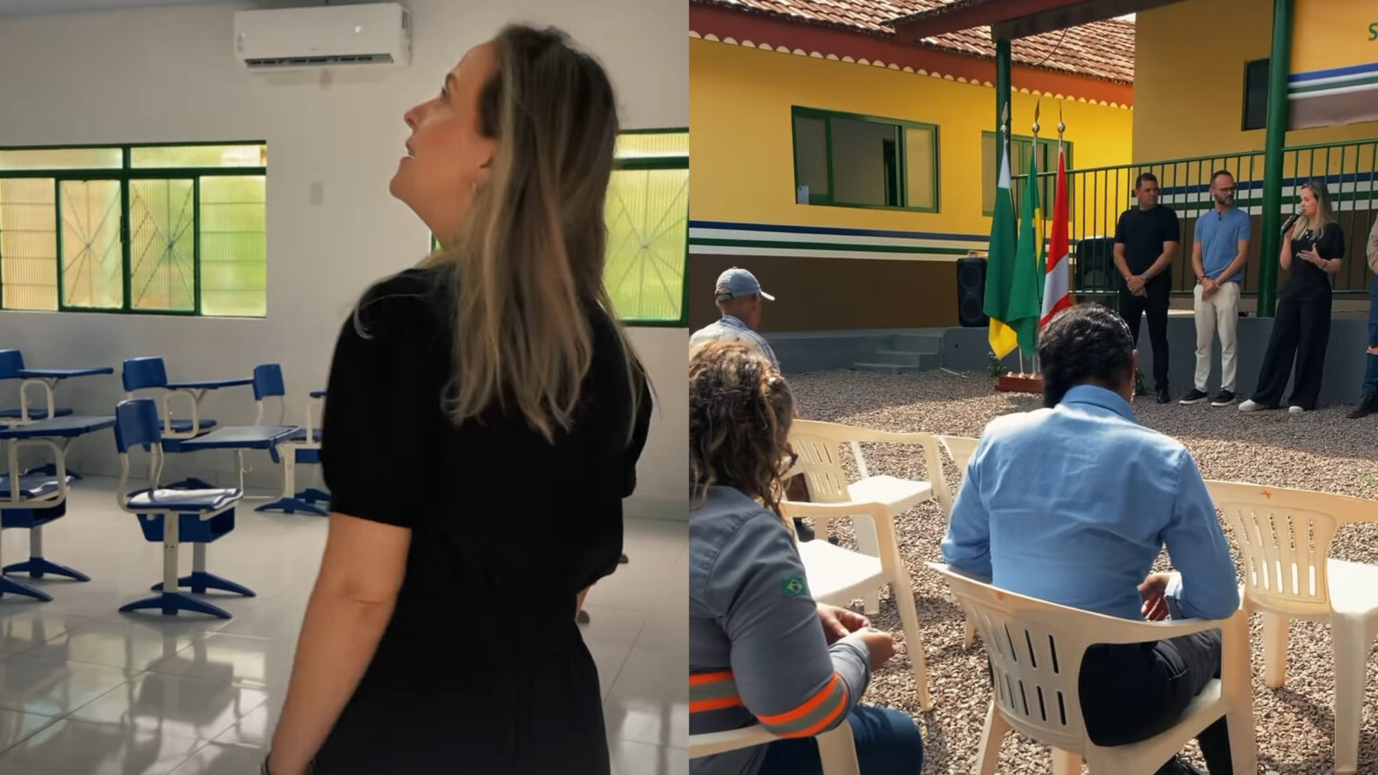Escola Santa Rita é reinaugurada após reforma na zona rural de Parauapebas