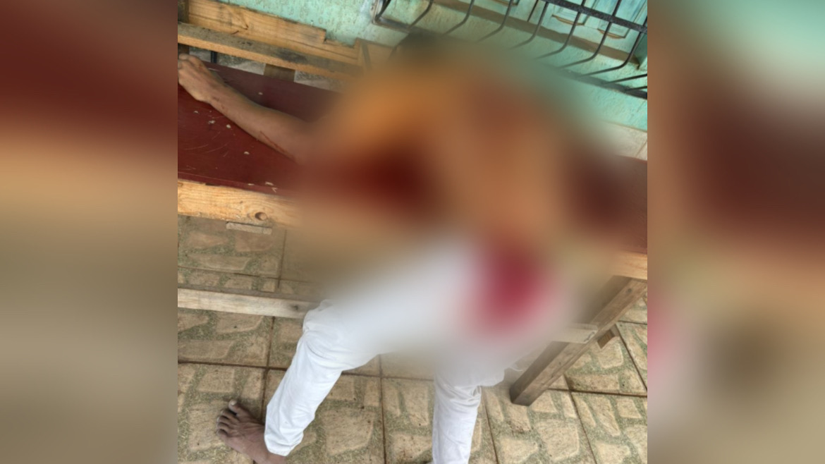 Jovem é baleado nas costas e morre encostado em mesa em Marabá