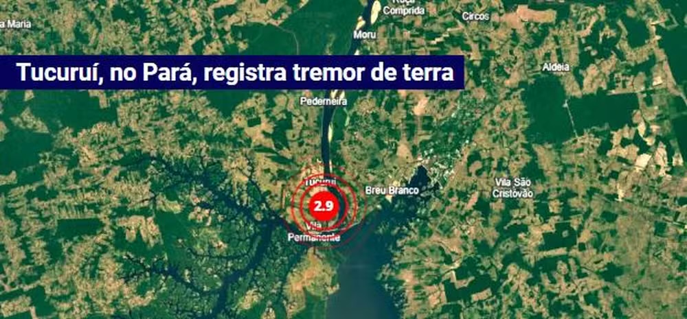 Tremor de terra é registrado em Tucuruí