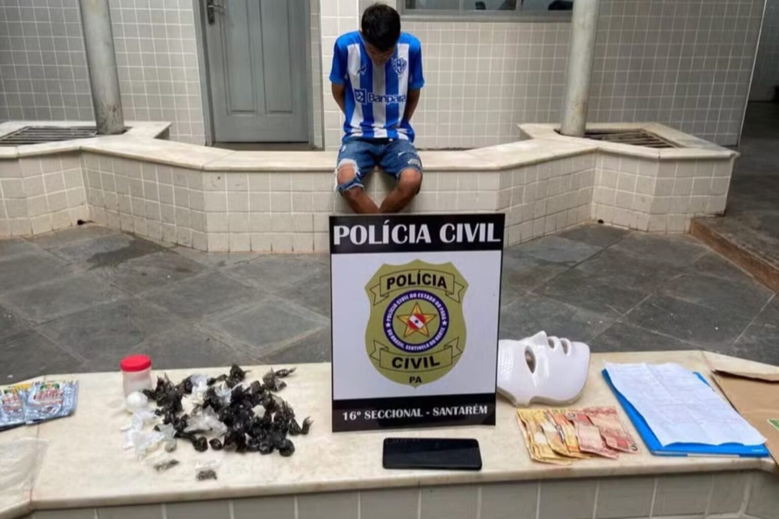 PC prende jovem que anunciava venda de drogas pela rede social no Pará