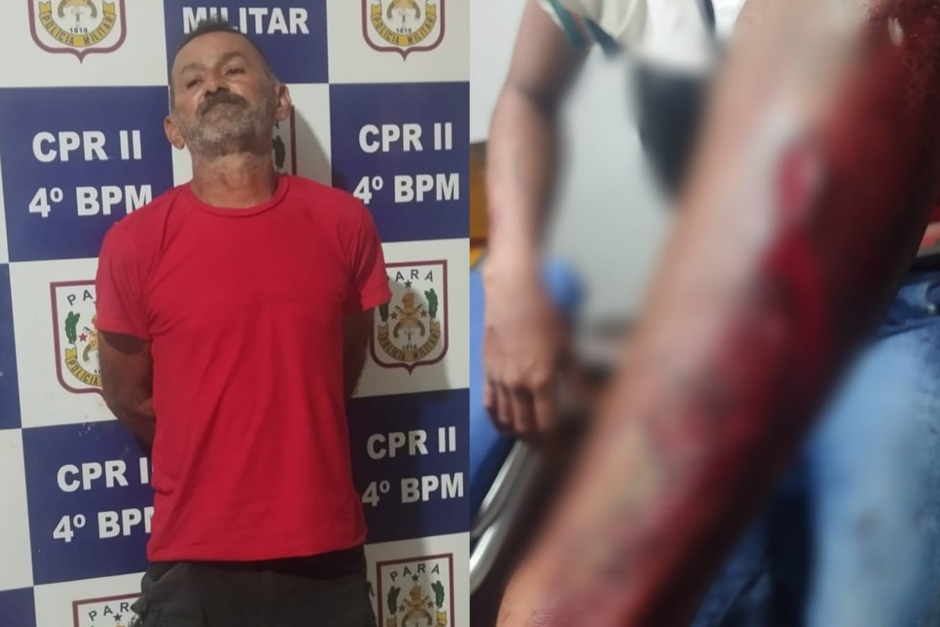 Homem é esfaqueado e suspeito é preso em Marabá