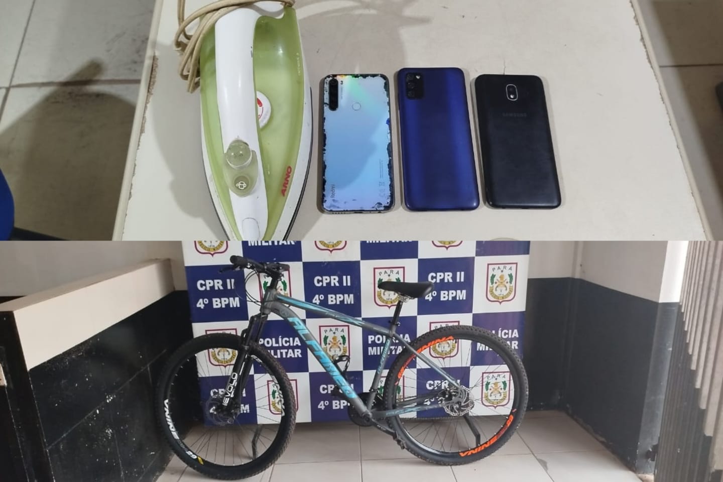 PM recupera bicicleta e três celulares furtados em Marabá
