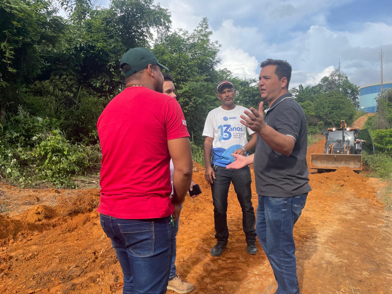 Aurélio Goiano inicia obra de abastecimento de água para 5 mil moradores em Parauapebas