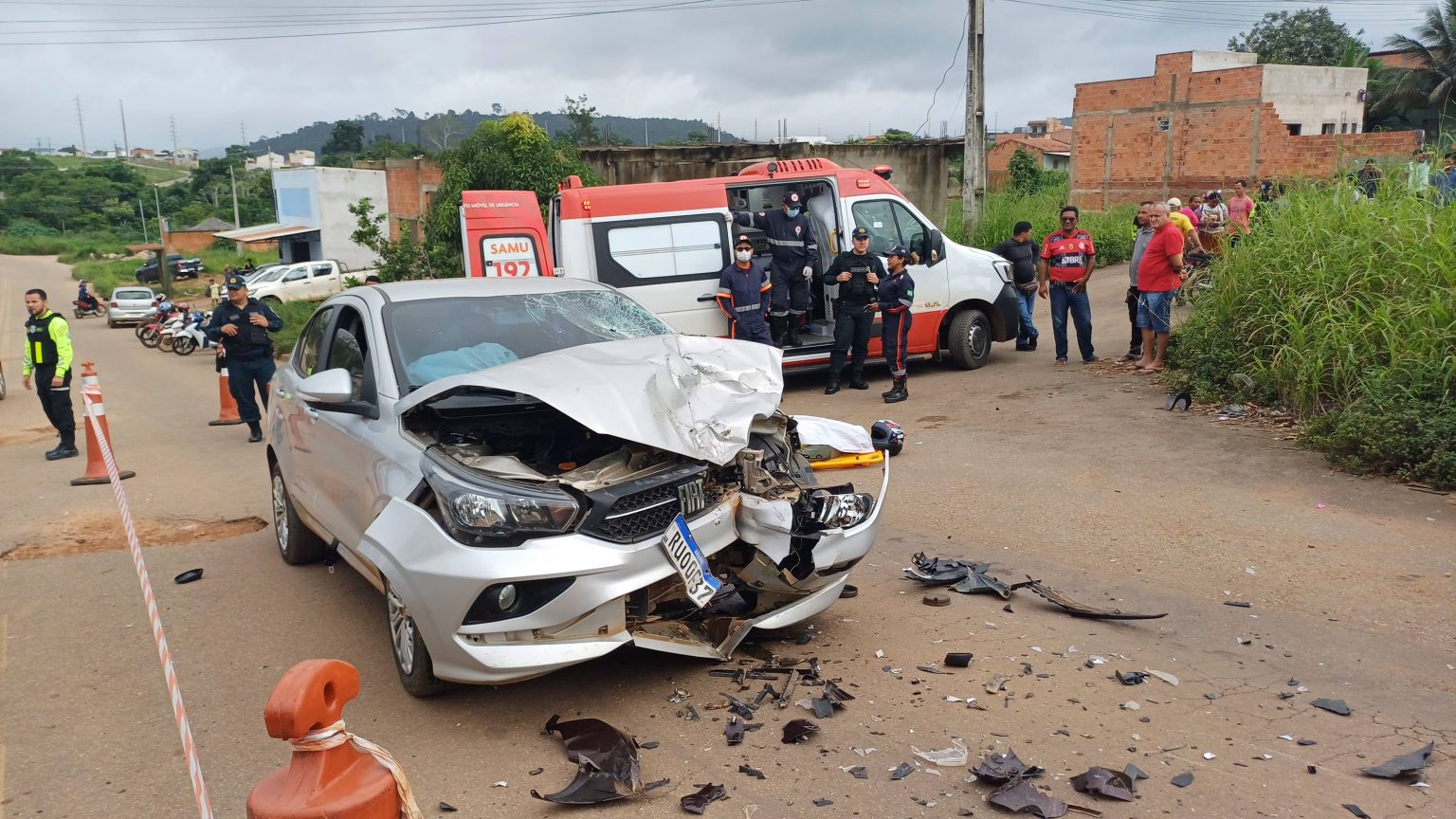 Motociclista morre ao colidir contra carro em Parauapebas