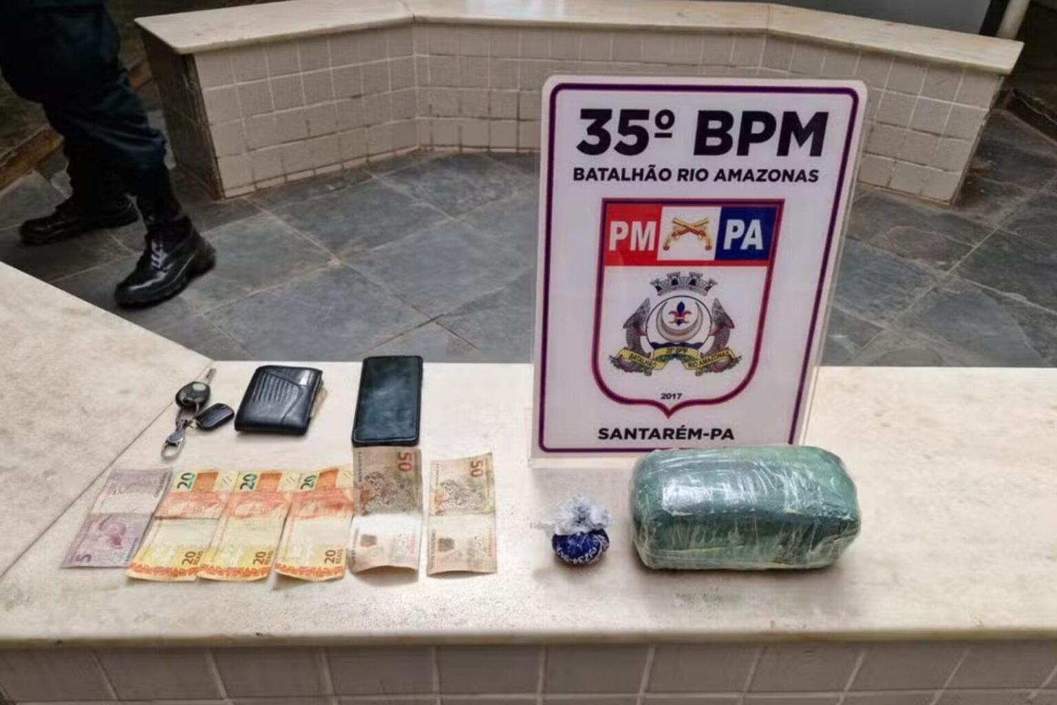 Homem é preso após ‘rechear’ saco de farinha com pedra de crack no Pará