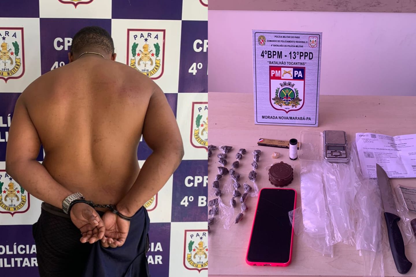 Homem é preso por vender drogas em Marabá