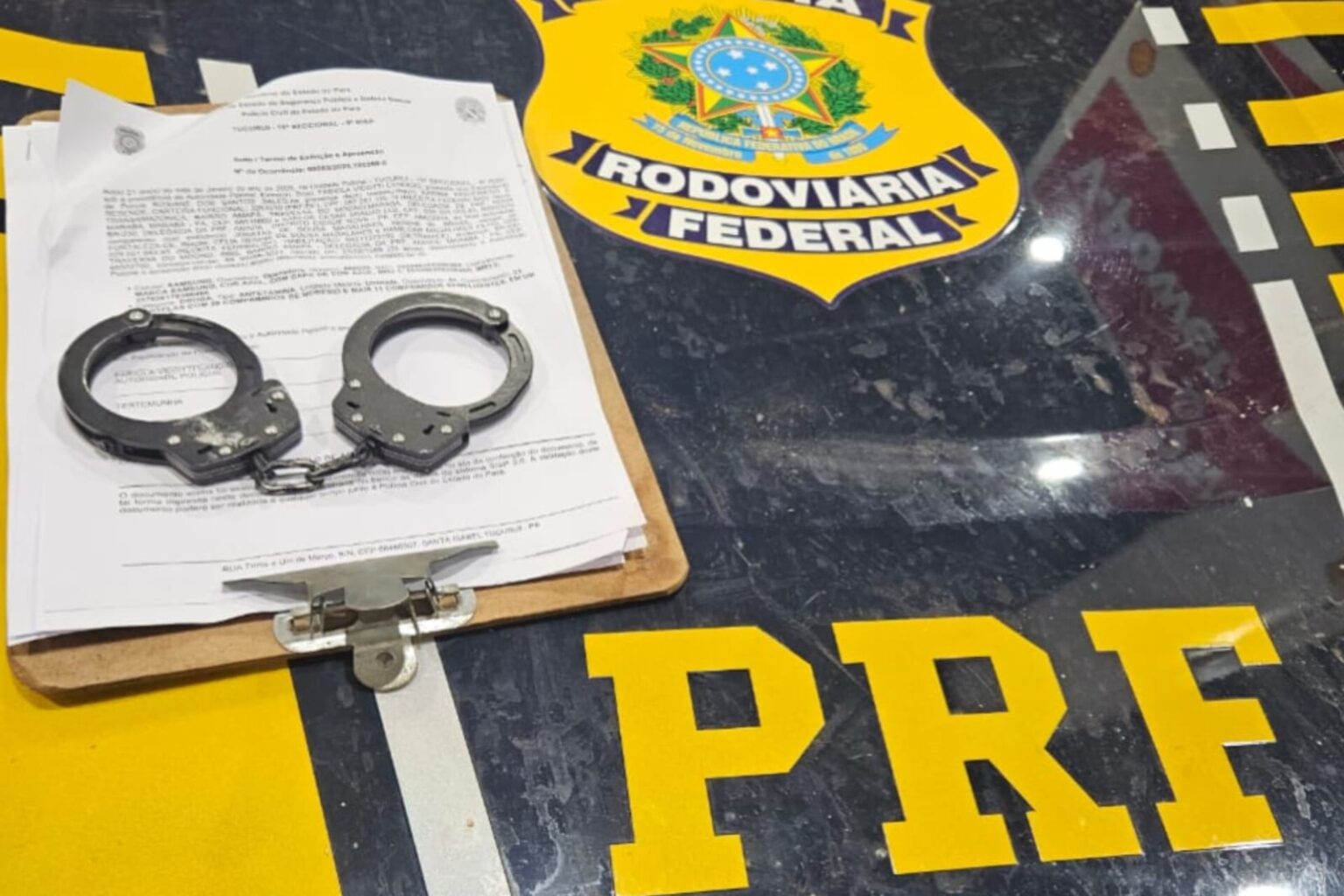 PRF cumpre mandado de prisão em Tucuruí