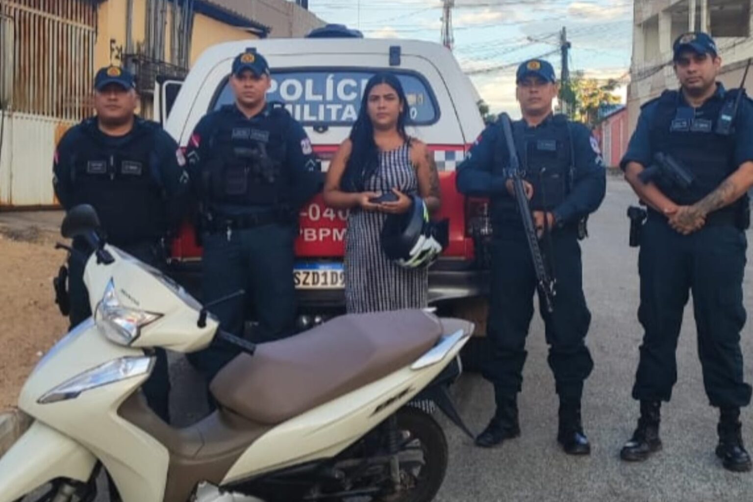 PM recupera motocicleta roubada em Marabá